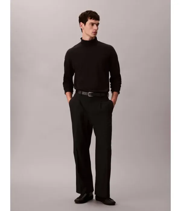 Водолазка relaxed fit Calvin Klein, черный — фото 2