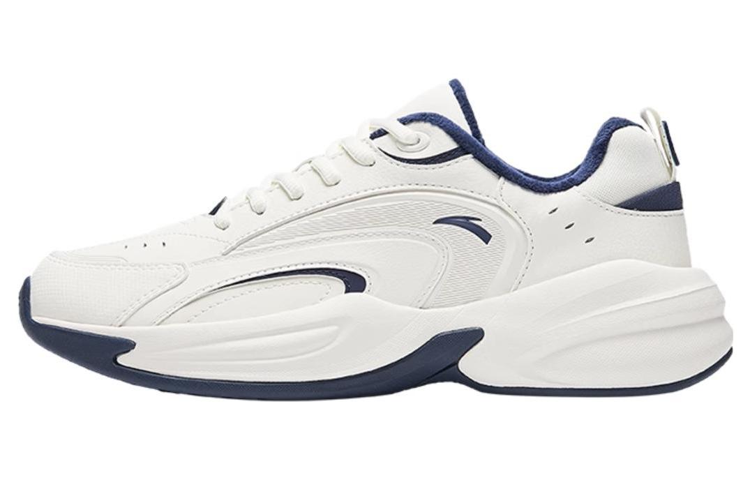 

Анта ACE износостойкие и легкие низкие массивные кроссовки мужские бело-синие