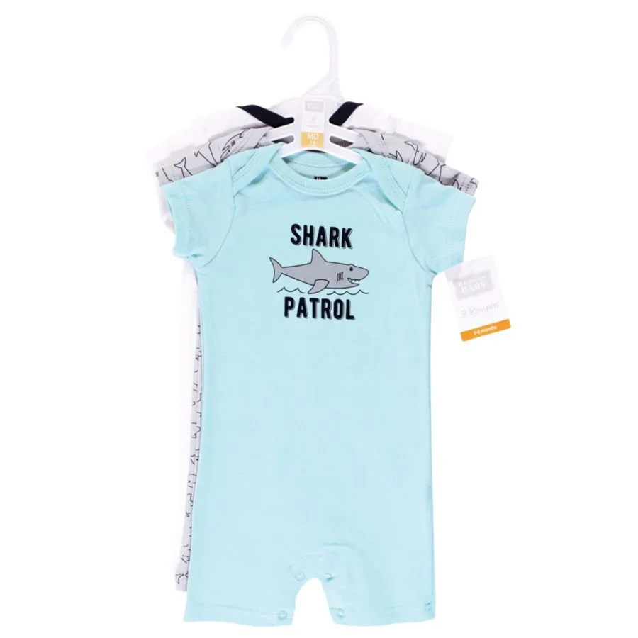 Мягкие хлопковые комбинезоны Hudson Baby, Shark Patrol — фото 2