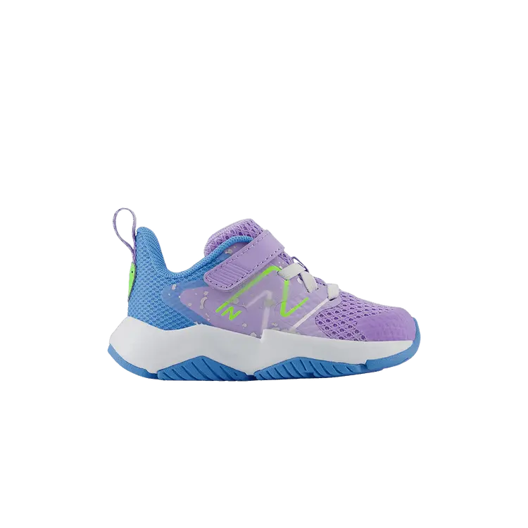 

Кроссовки New Balance Rave Run v2 Bungee Lace Top Strap Toddler Lilac Glo Sky Blue, фиолетовый