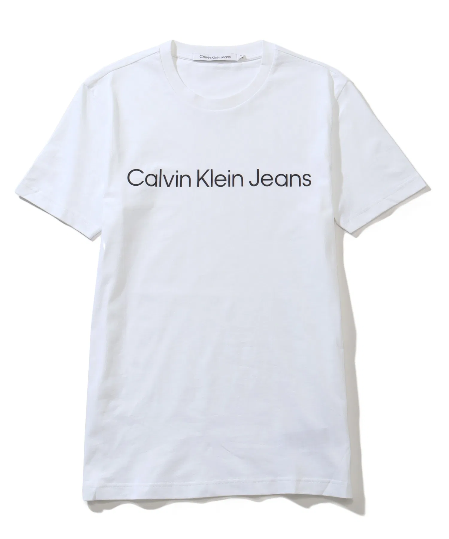 Мужская и женская футболка Calvin Klein Jeans с логотипом — фото 2