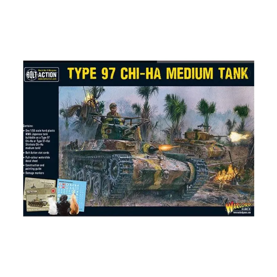 

Средний танк Тип 97 Чи-Ха, Bolt Action - Japanese - Type xx Gun (28mm)
