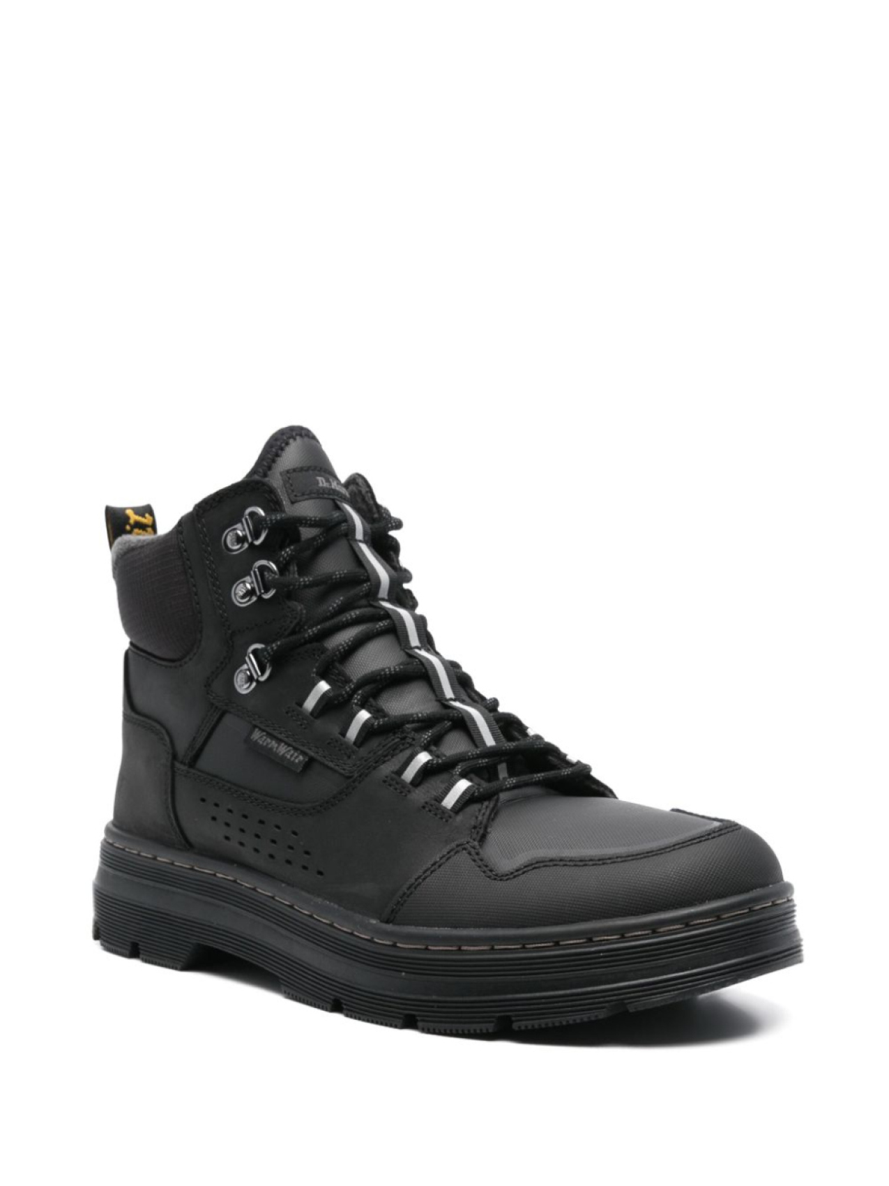 Мужские ботинки Dr. Martens Rilla кожаные с перфорацией, черный — фото 2