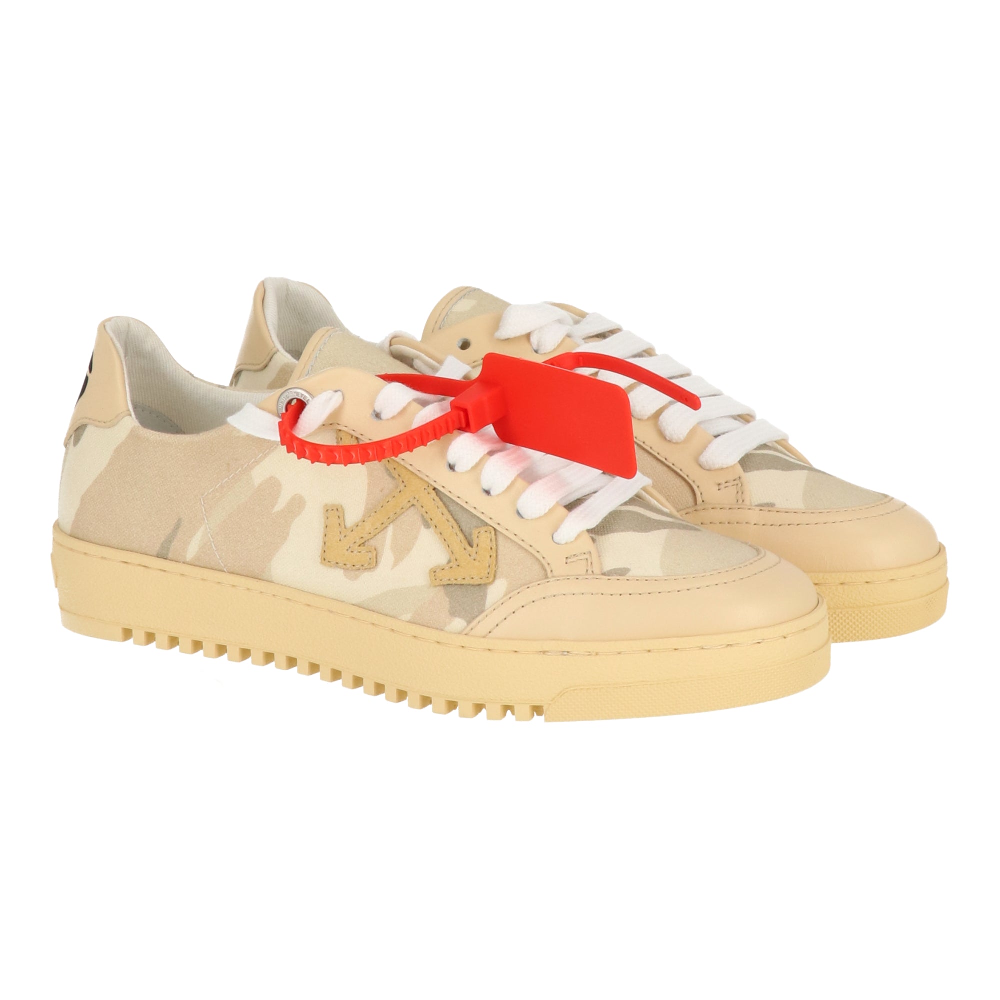 Off White Женские бежевые кроссовки Off-White