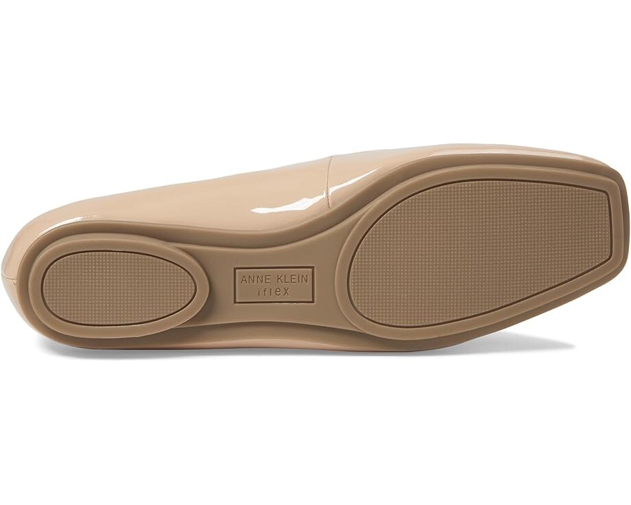 Туфли на плоской подошве Anne Klein Aggie, цвет Nude Patent — фото 3