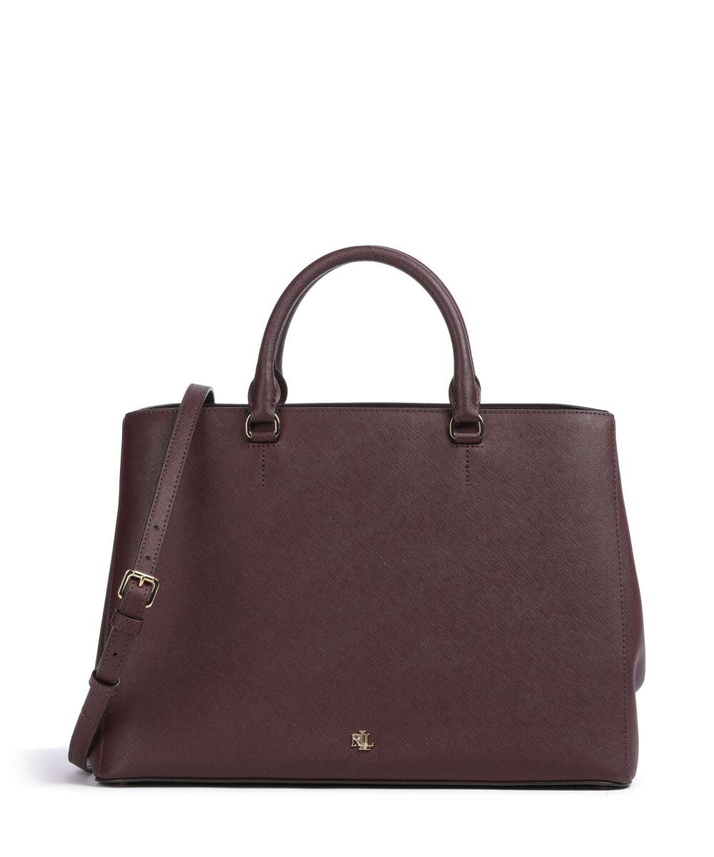 

Сумочка Hanna 37 из сафьяновой яловой кожи Lauren Ralph Lauren, бордовый