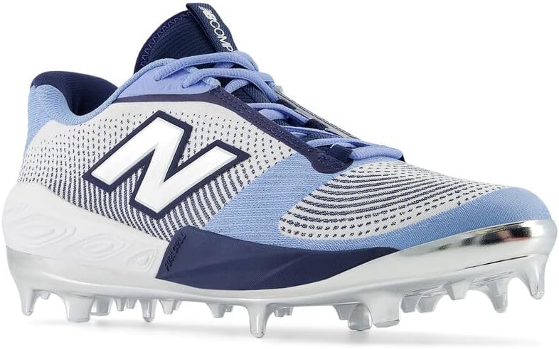 Бейсбольные кроссовки New Balance FuelCell Comp V4 для мужчин, Sky Blue/White/Team Navy — фото 4