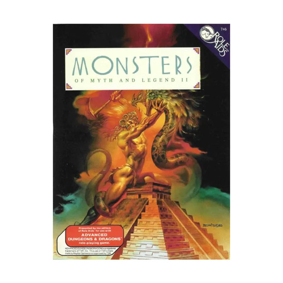 

Monsters of Myth & Legend II, Roleaids - Monsters & Fantasy Races, мягкая обложка