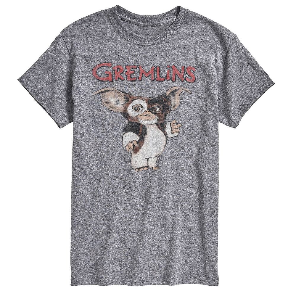 

Мужская футболка с рисунком Gremlins Licensed Character, серый