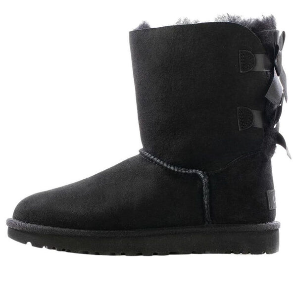 

Кроссовки (WMNS) UGG Mini Bailey Bow II Boot Fleece Lined Black, черный