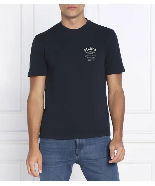 

Футболка Comfort fit Aeronautica Militare, синий