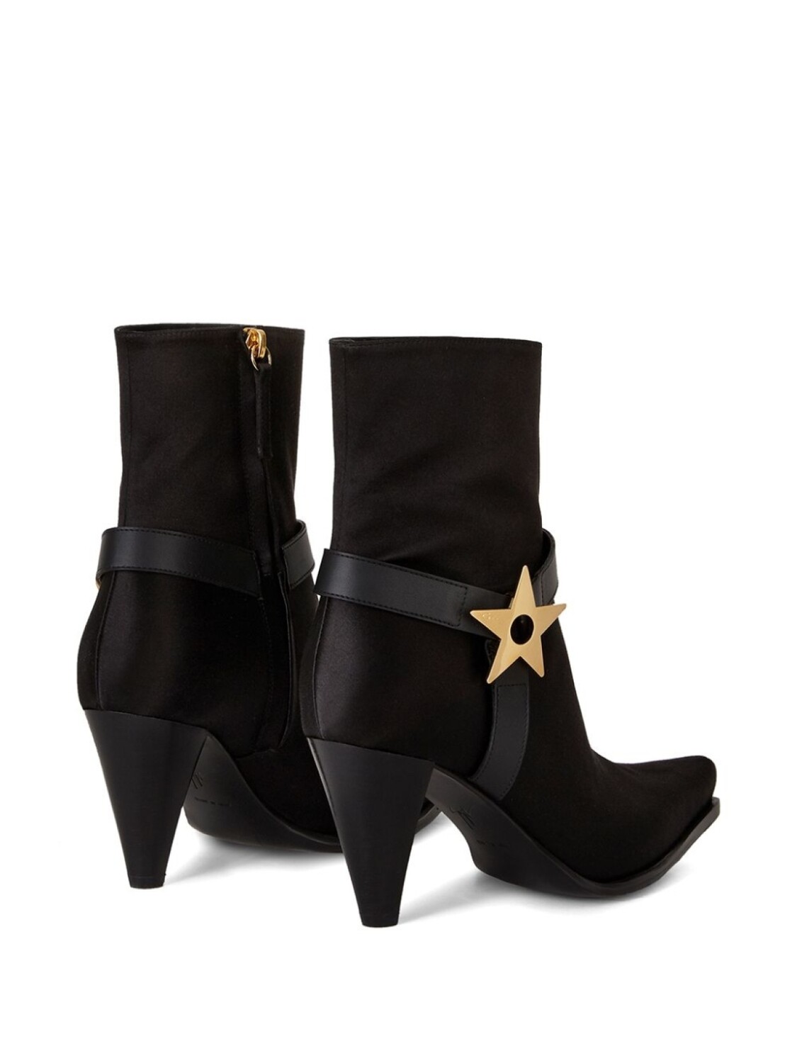 Ботильоны с металлической пряжкой Giuseppe Zanotti, черный — фото 3