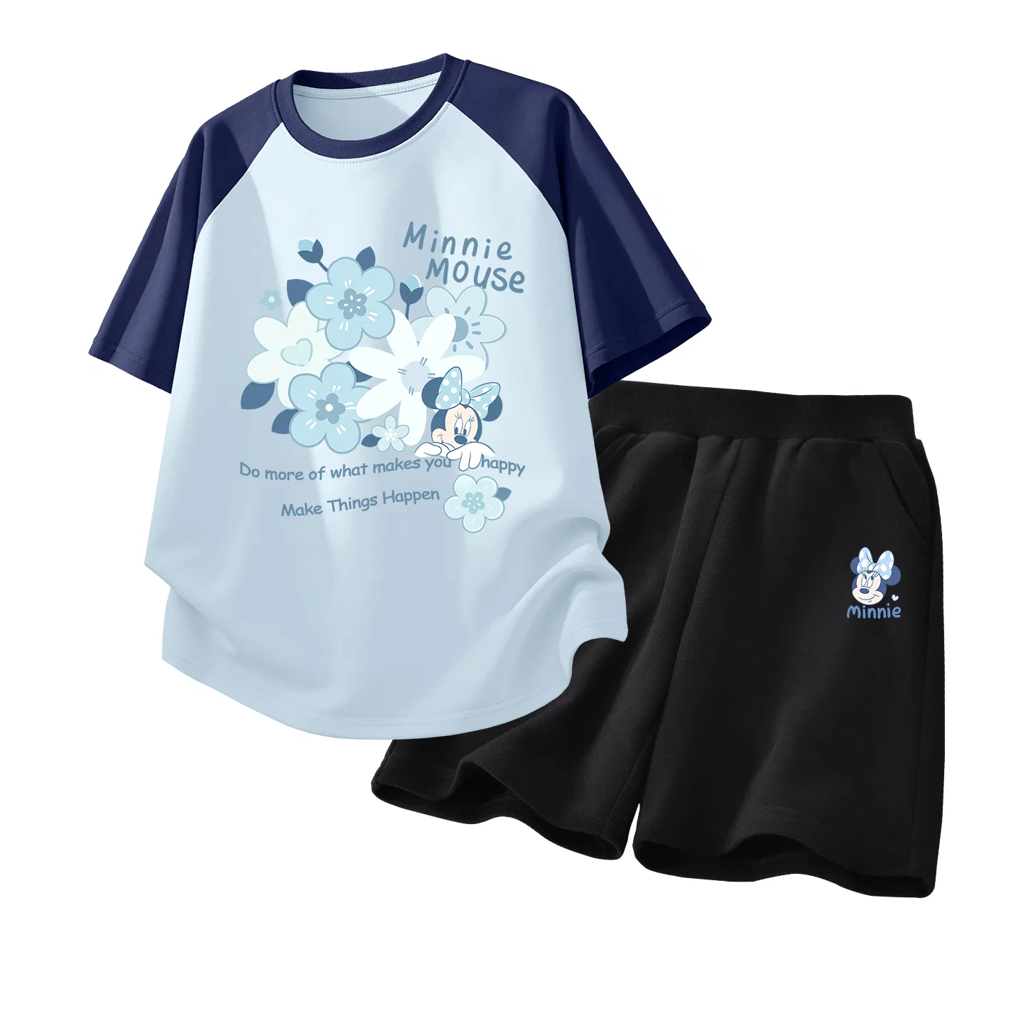 Детский спортивный костюм Disney Casual Sportswear 2 Piece Set, темно-синий с черным