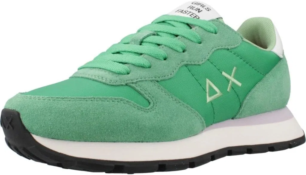 Женские кроссовки SUN68 Ally Solid из нейлона, Verde Prato