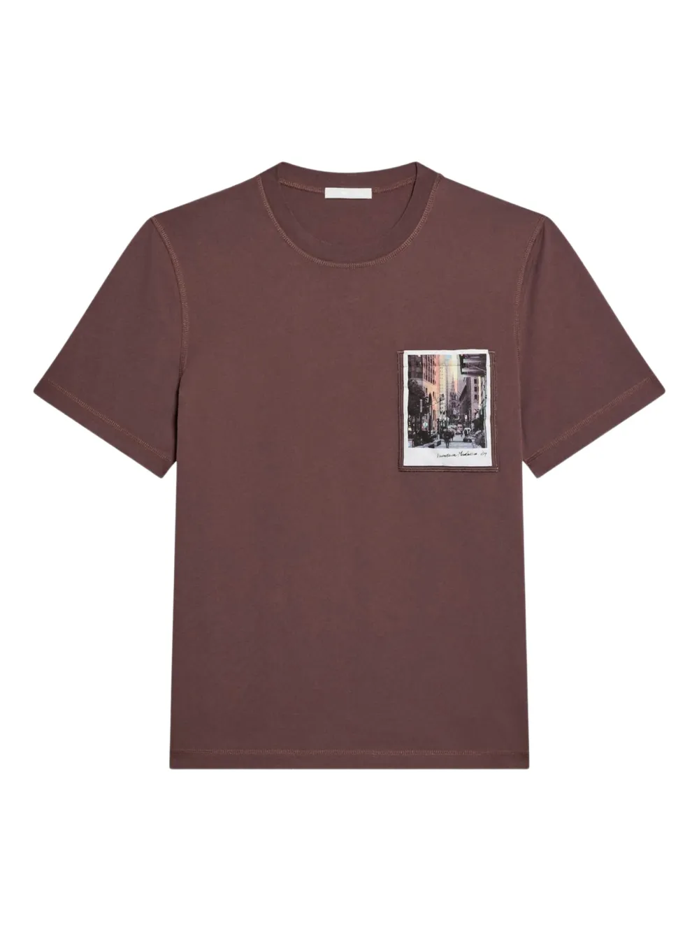 

Футболка Postcard Helmut Lang, коричневый