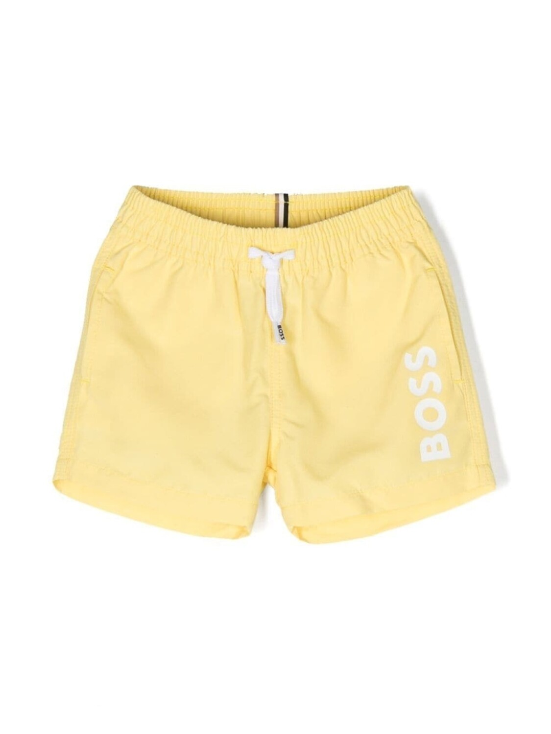 

BOSS Kidswear плавки-шорты с логотипом, желтый