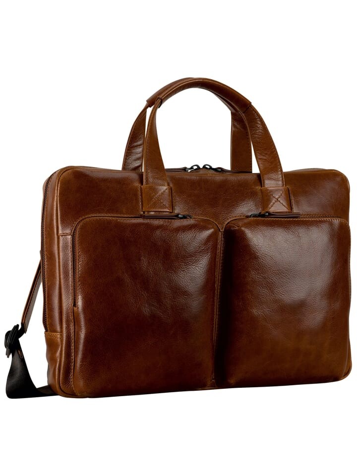 

Сумка Leonhard Heyden Porto Aktentasche Leder 38 cm, коричневый