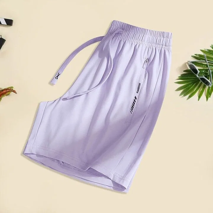 Шорты быстросохнущие Ice Silk, Unisex, Z04 Light Purple — фото 2