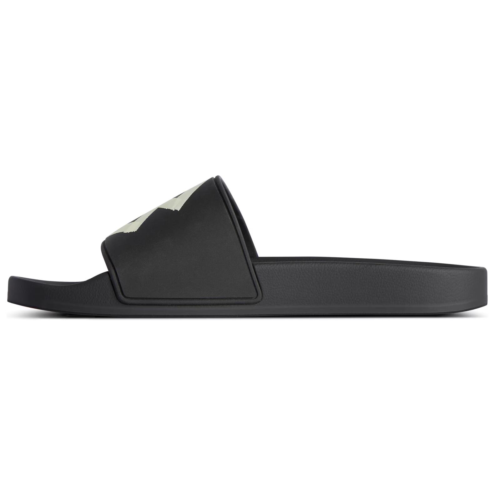 Женские сандалии-слайды с логотипом Bb Balenciaga, Black