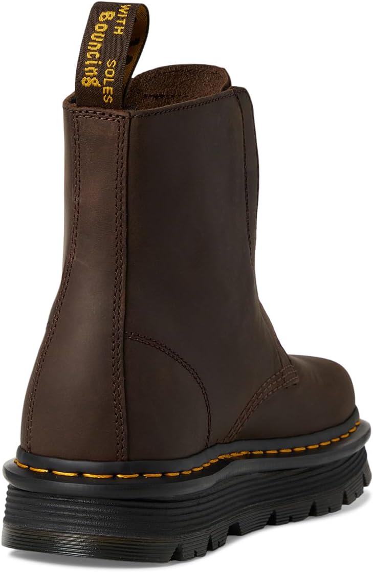 Ботинки Dr. Martens Zebzag без шнурков, унисекс для взрослых, темно-коричневый — фото 3