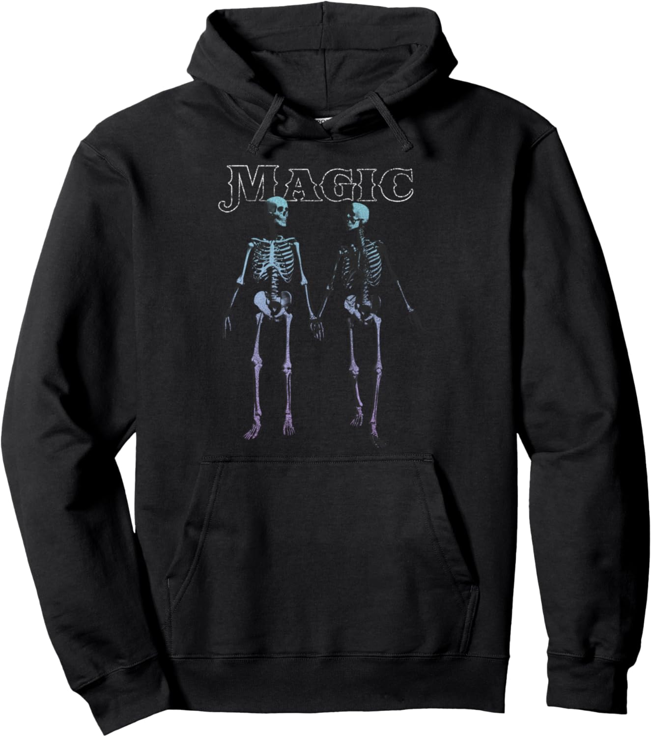 

Модная толстовка Skeleton Magic Trendy Apparel, черный