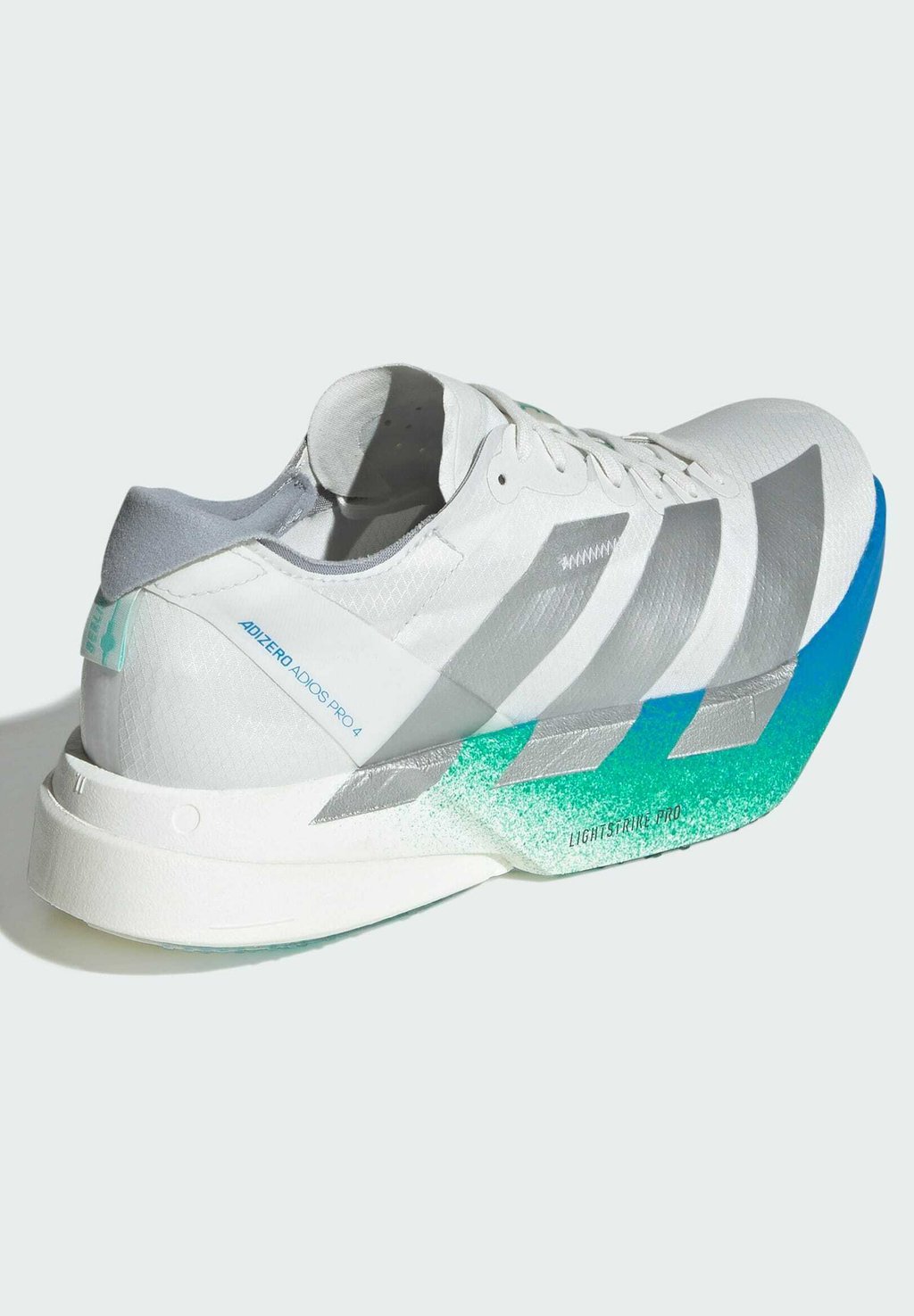 Кроссовки для бега ADIZERO ADIOS PRO 4 Adidas Performance, белый — фото 4