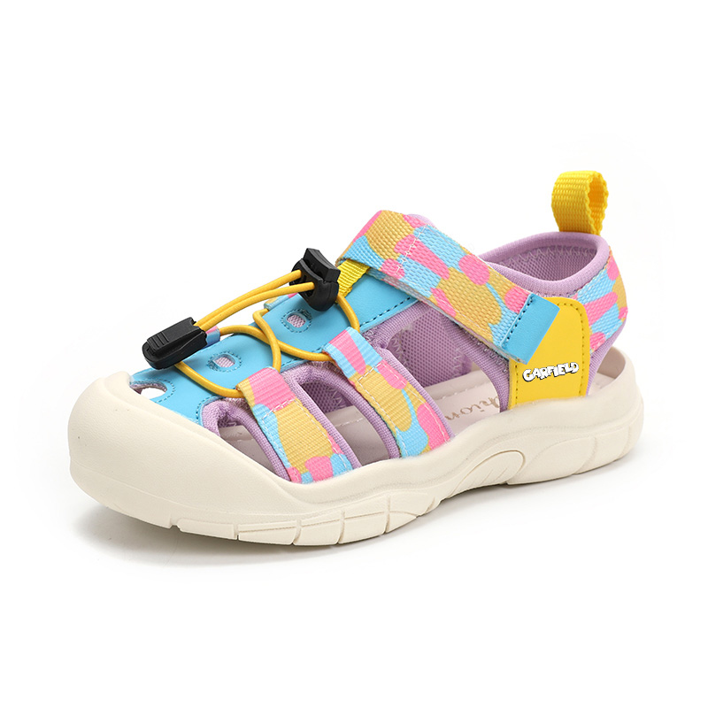 

Нескользящие, износостойкие, дышащие детские сандалии для детей JIAFEIMAO, фиолетовый