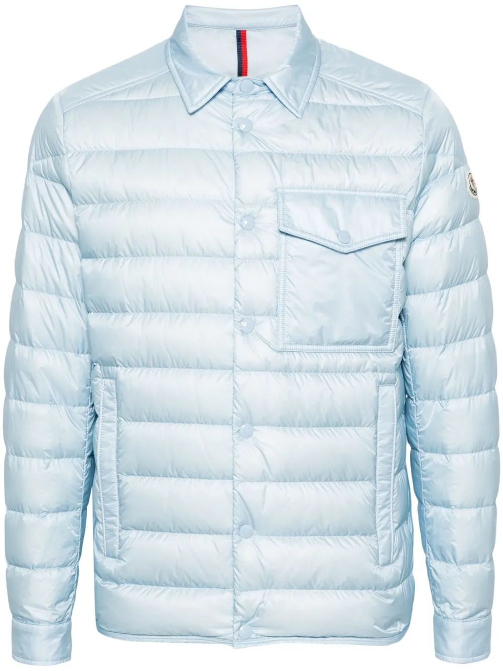 

Дутая куртка-рубашка Tenibres MONCLER, синий