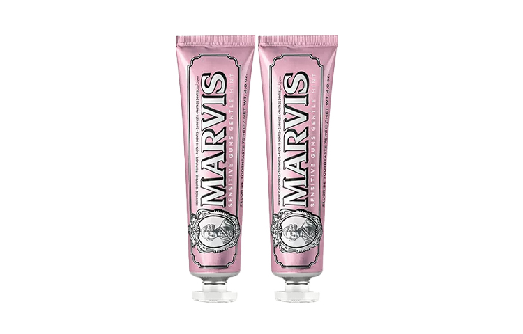 

Marvis Мягкая мятная слива летняя лилия тайная роза зубная паста ополаскиватель для рта для свежего дыхания и ухода за деснами 75мл/75мл*2