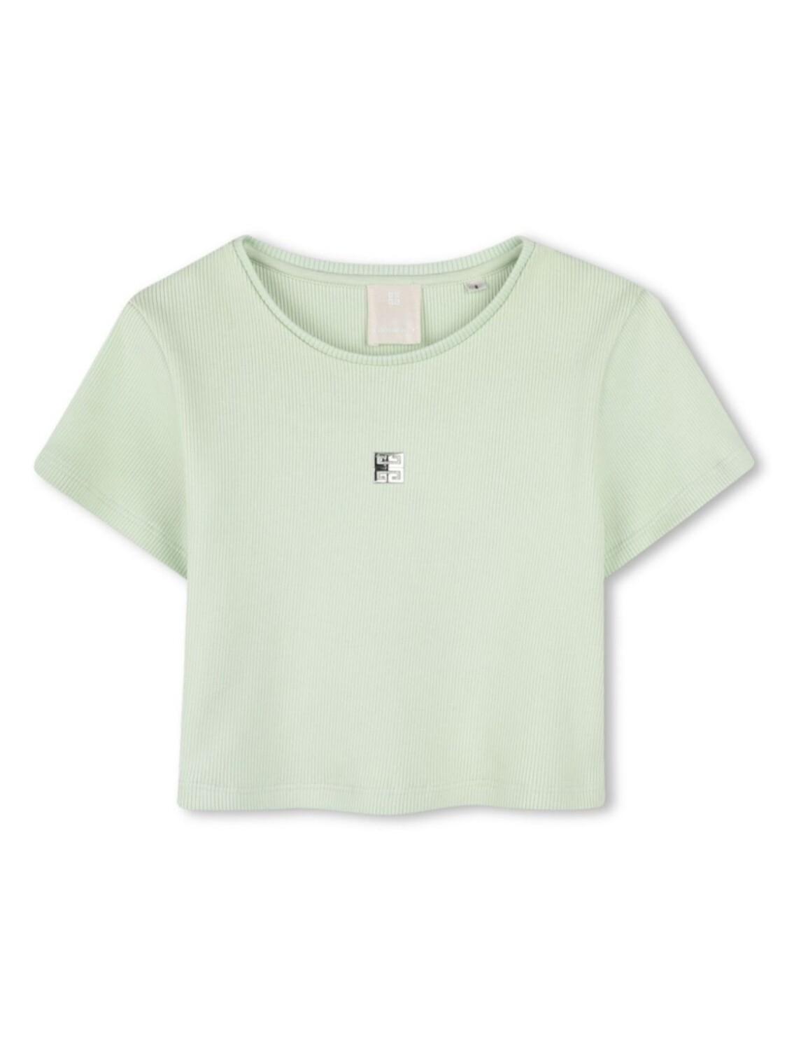 

Givenchy Kids футболка в рубчик с логотипом, зеленый