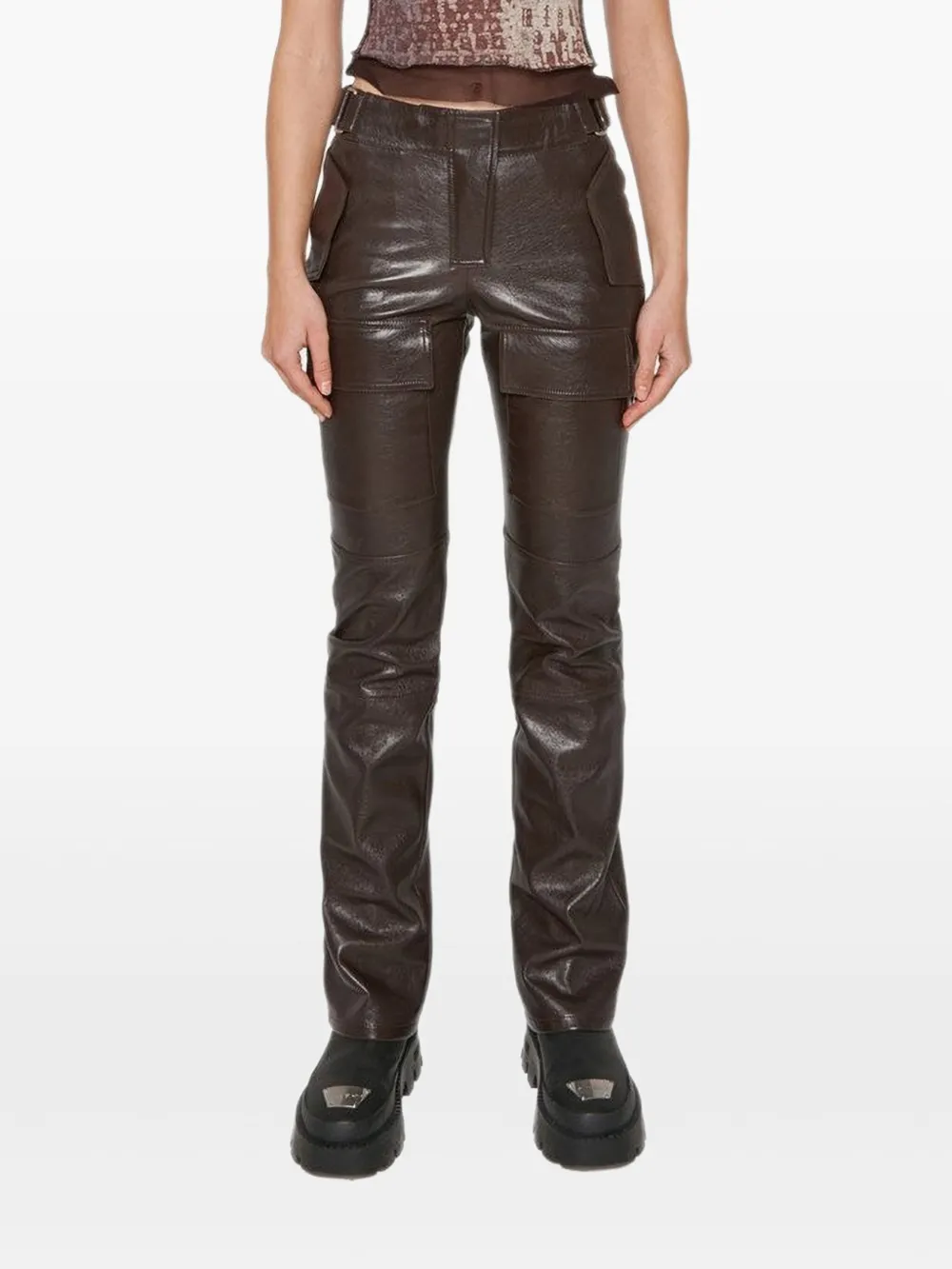 

Брюки с карманами Misbhv, коричневый