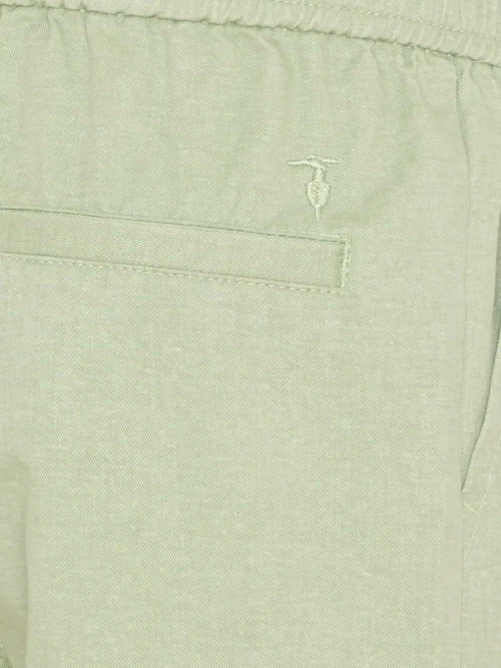 Брюки на резинке Trussardi Junior, зеленый — фото 3