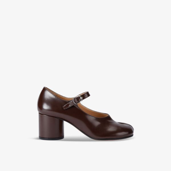 

Таби кожаные туфли Мэри Джейн Maison Margiela, коричневый