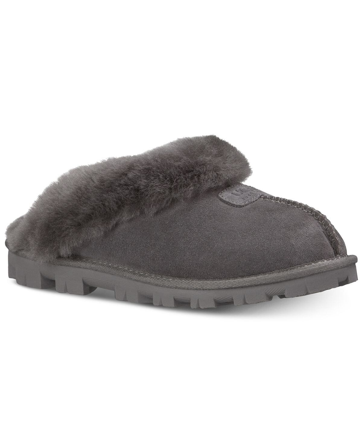 

Женские шлепанцы-кокетки UGG, серый