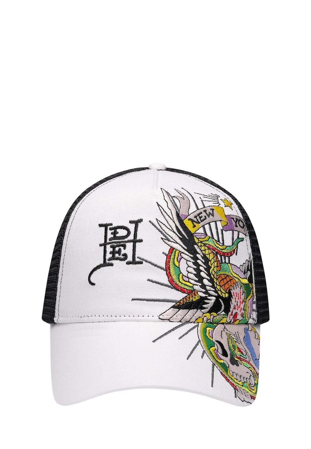 

Бейсболка UNISEX EAGLE AND SNAKE BATTLE FRONT TRUCKER Ed Hardy, мультиколор