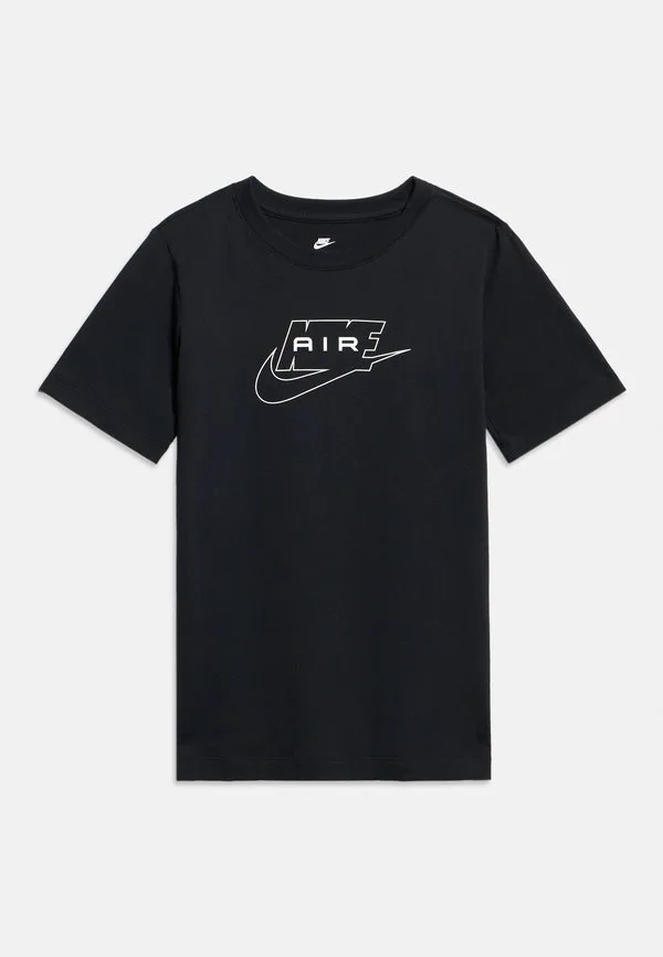 Футболка унисекс с принтом tee air Nike Sportswear, Black/White — фото 3