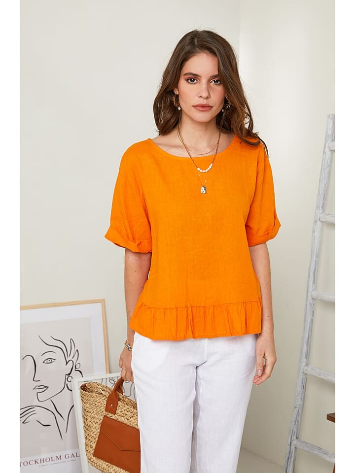 

Блуза Rodier Lin, оранжевый
