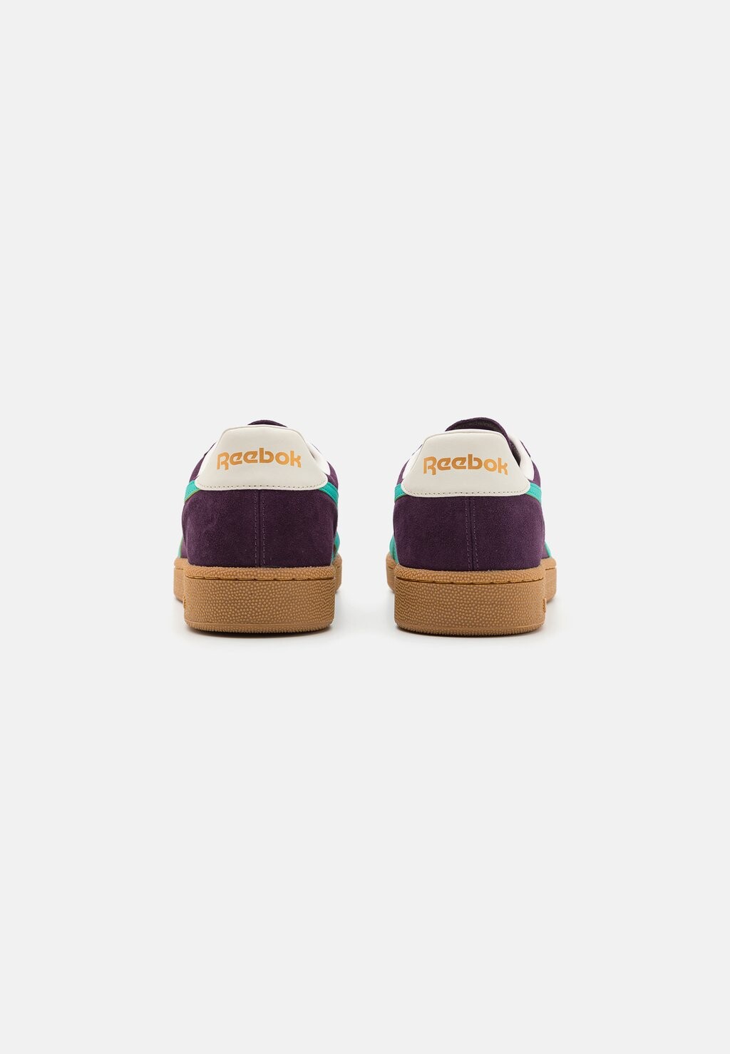 Кроссовки на шнуровке CLUB C GROUNDS UK UNISEX Reebok Classic, цвет Midnightplum/Green/Blanco — фото 2