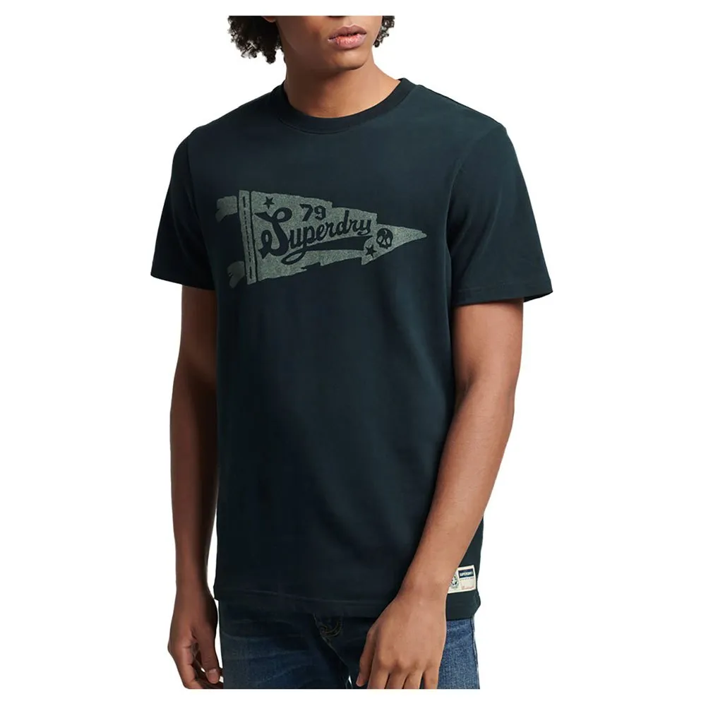 

Футболка Superdry Vintage Script Style Coll, синий