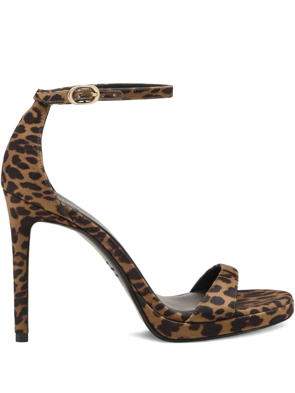 Сандалии на платформе с ремешком на щиколотке Stuart Weitzman, коричневый