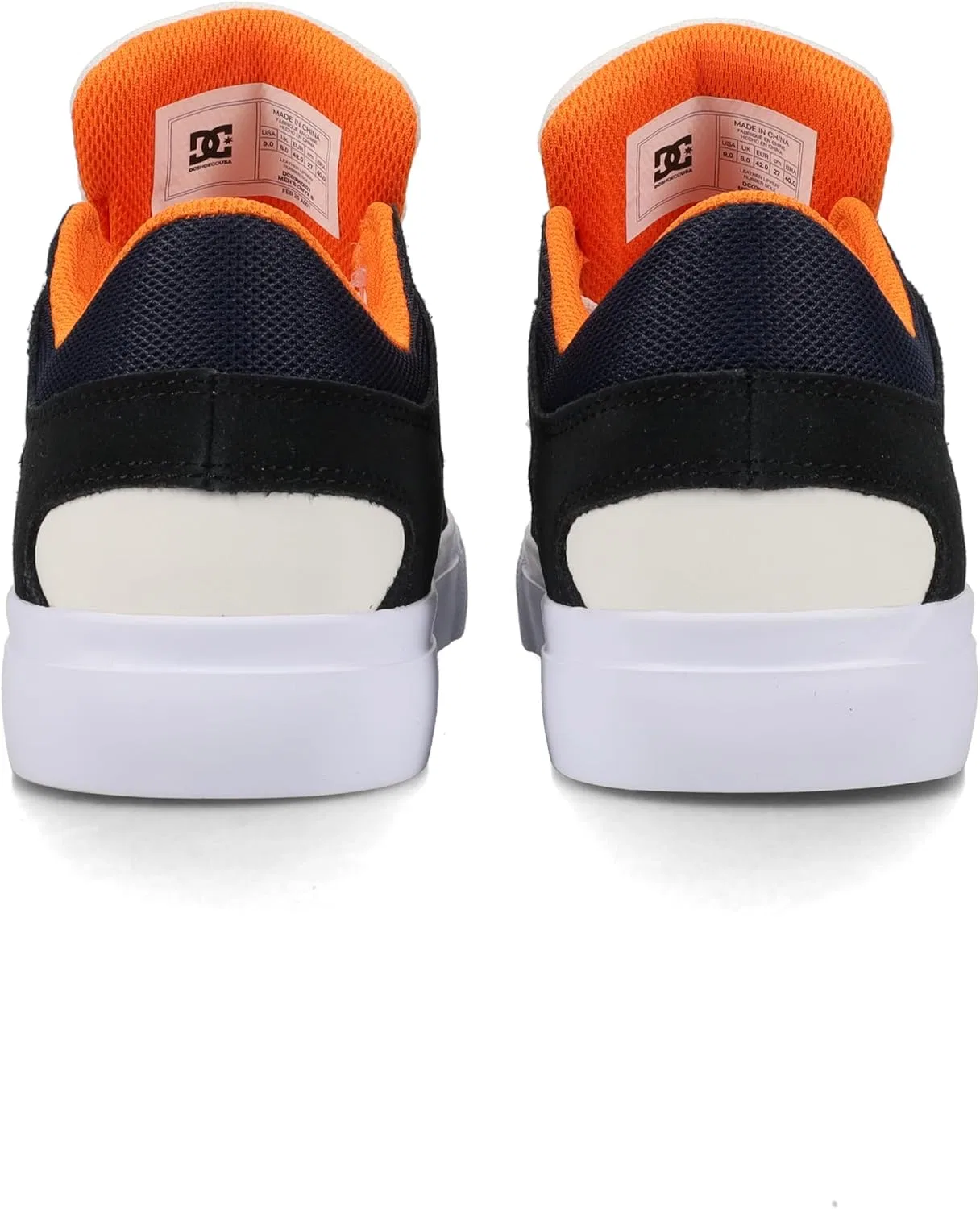 Кроссовки для скейтбординга DC Onyx, Black/White/Orange/Blue — фото 3