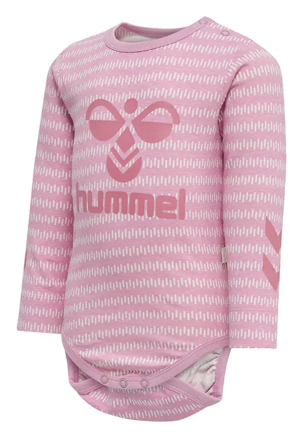 Футболка с длинным рукавом Hummel Hmlesme, сиренево-розовый — фото 4