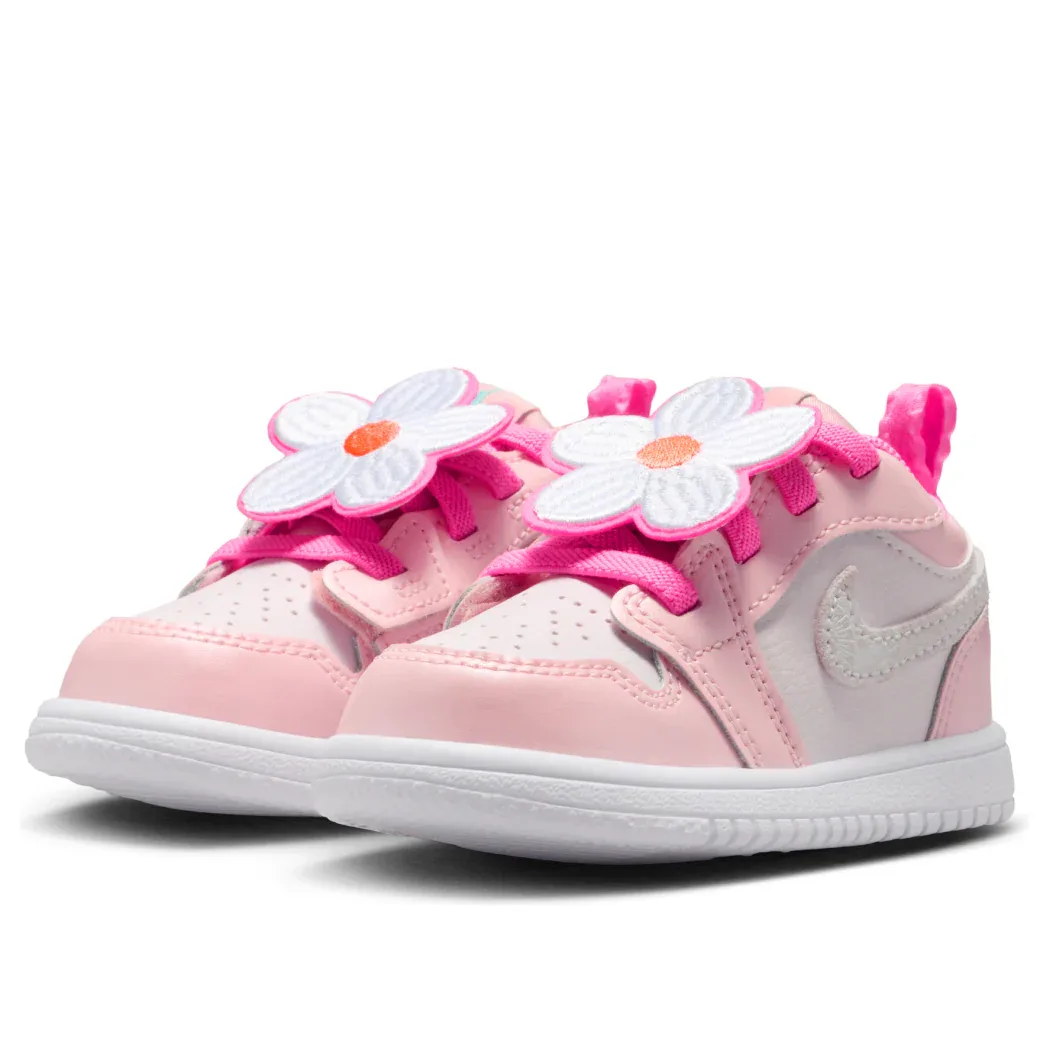 Кроссовки (TD) Air Jordan 1 Low ALT SE 'Pink Bloom' — фото 4