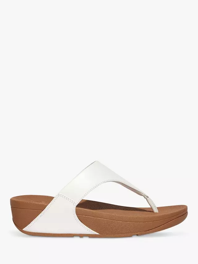 Сандалии FitFlop Lulu Toe Post, белый