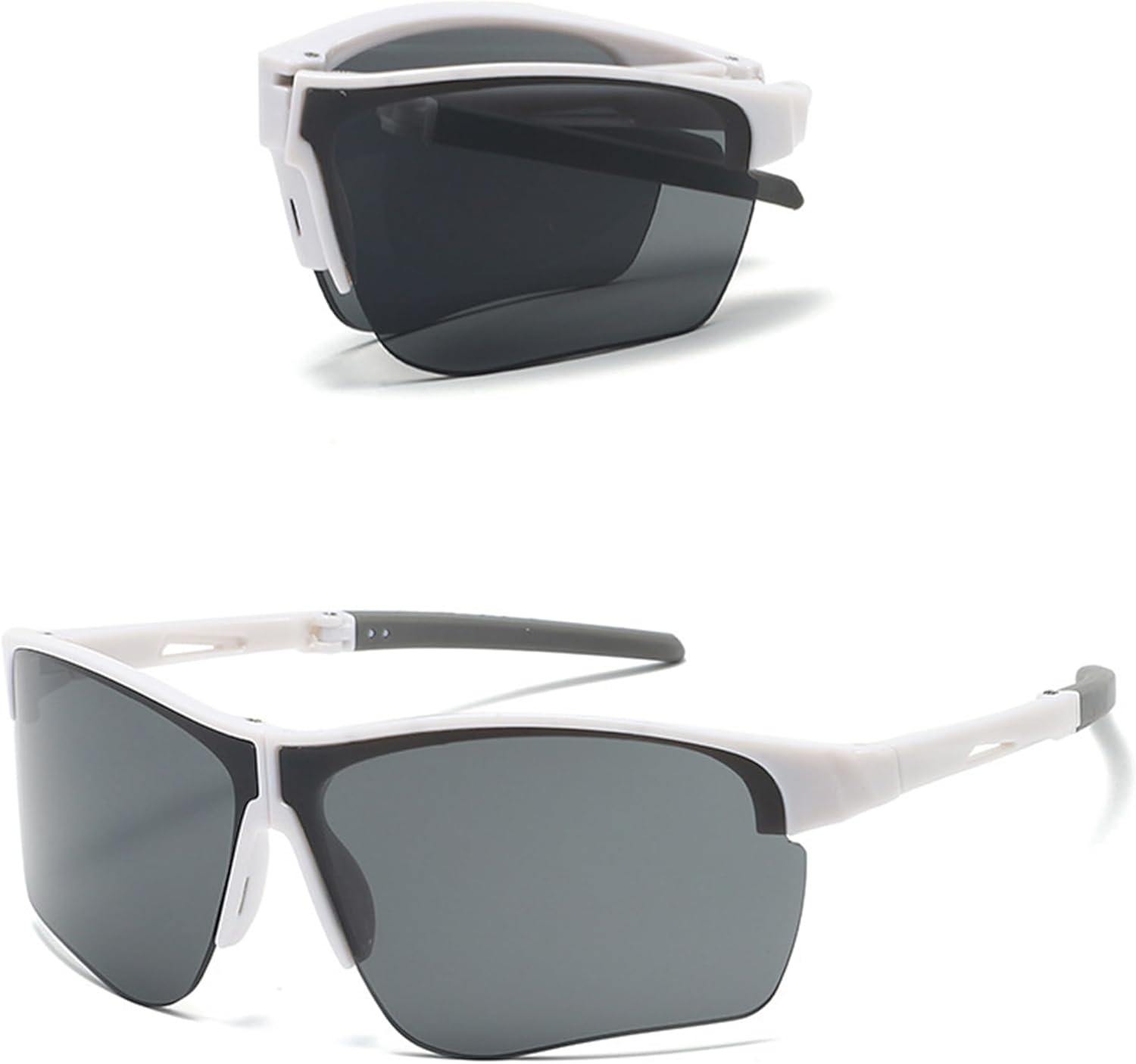 

Складные спортивные солнцезащитные очки bullabulling для мужчин и женщин, обеспечивающие комфорт в течение всего дня, с защитой UV400, подходят для езды на велосипеде, рыбалки и вождения, C1