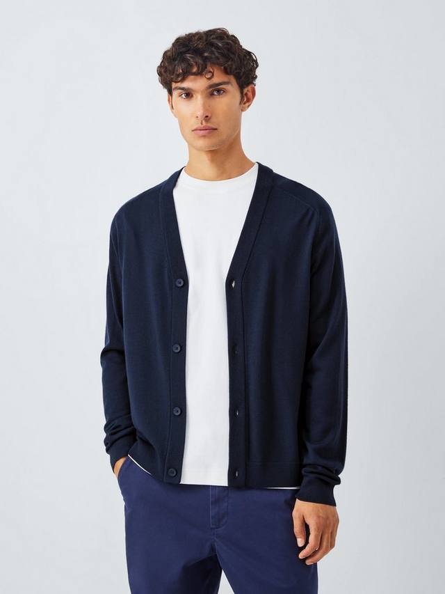 

Кардиган V-образного выреза из мериносовой шерсти Kin, Dark Sapphire