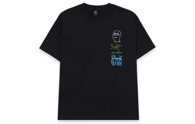 

Футболка Arcteryx X унисекс черная Brain Dead, черный