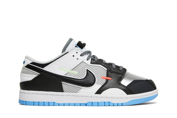 Кроссовки Nike Dunk Low Scrap Premium 'Mismatch', белый — фото 2