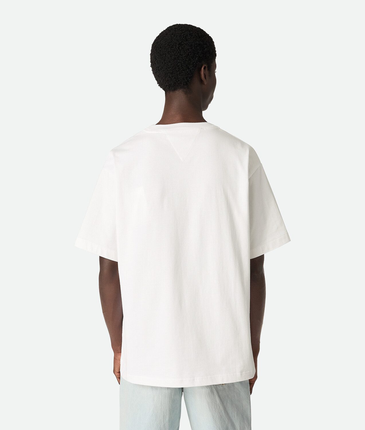 Cotton printed jersey t-shirt BOTTEGA VENETA, белый — фото 3