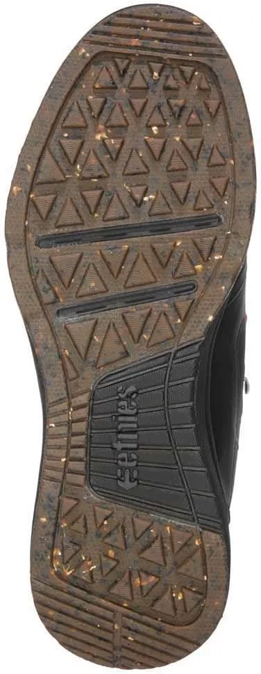 Мужские зимние скейтбордистские кроссовки Etnies Jermey Jones средней высоты, Black Rubber — фото 3